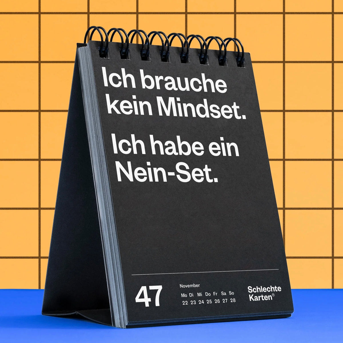 Tischkalender „Demotivierender Tischkalender 2027“ | 52 Wochen | Schlechte Karten