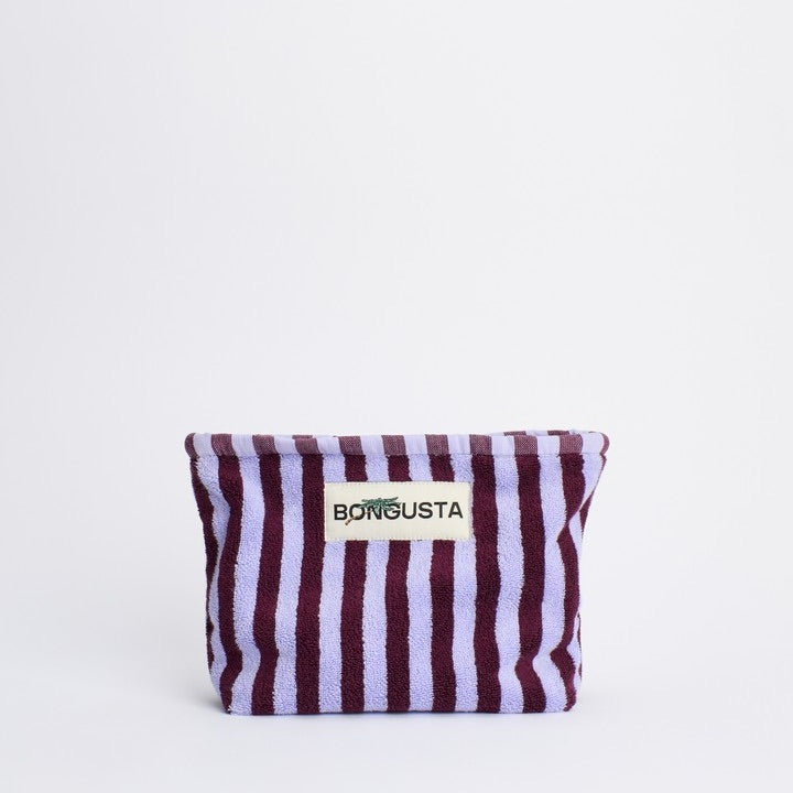 BONGUSTA Kulturbeutel „Naram Wine & Lavender“ | Warme Farbkombi | Bongusta