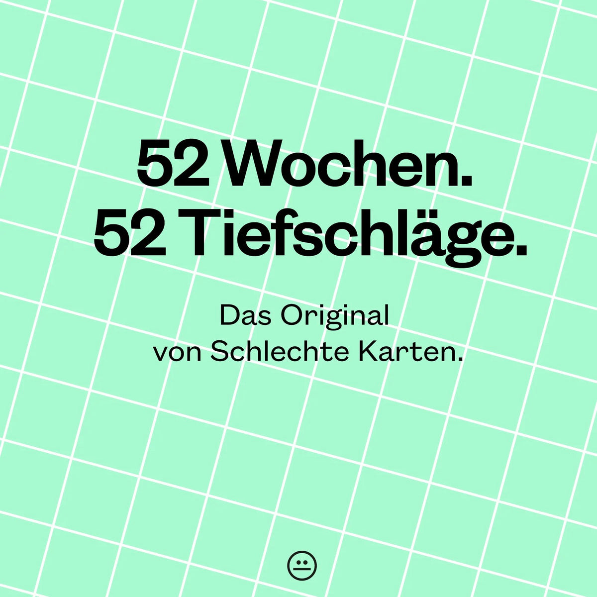 Tischkalender „Demotivierender Tischkalender 2027“ | 52 Wochen | Schlechte Karten