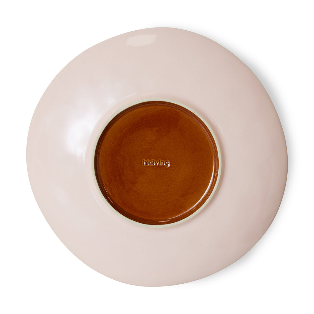 HKliving 2er Set Teller HKliving "70s Ceramics Valley" | 22cm Side Plates aus Keramik im Retro-Design