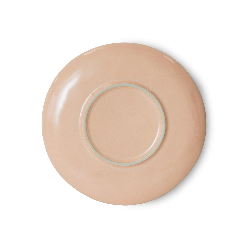 HKliving 2er Set Teller HKliving "70s Ceramics Horizon" | 17,5cm Dessert Plates aus Keramik im Retro-Design