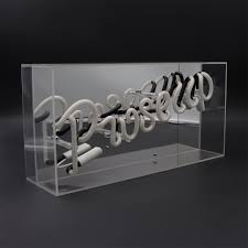 Locomocean Acrylic Box Neon „Prosecco Pink“ | Locomocean | Neon Box für stilvolle Akzente