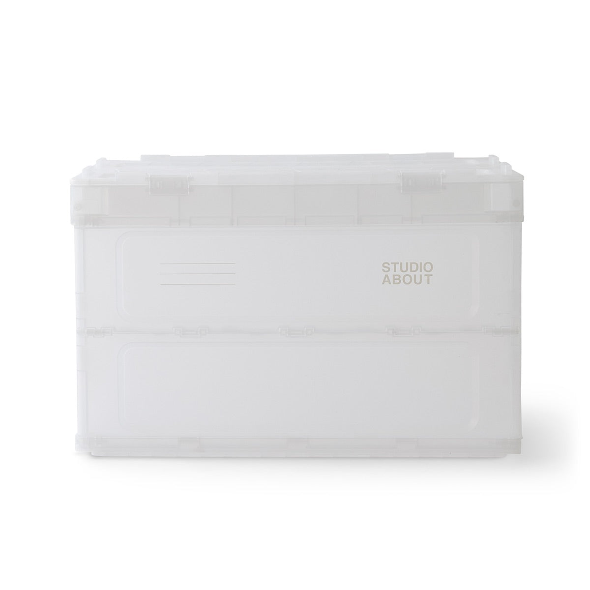 Studio About Aufbewahrungsbox “Large” Transparent | Stapelbare Box | Studio About