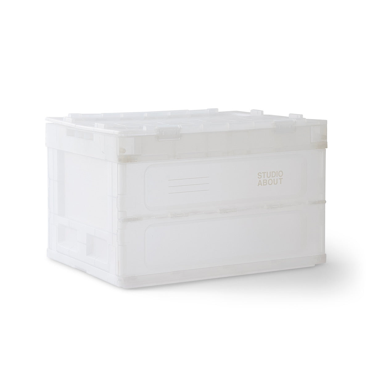 Studio About Aufbewahrungsbox “Medium” Transparent | Stapelbare Box | Studio About