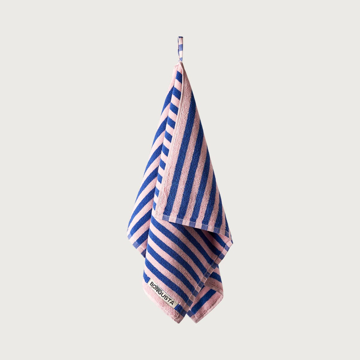 BONGUSTA Badelaken BONGUSTA “Naram Dazzling Blue & Rose” | 100x150 cm | Frische Farben