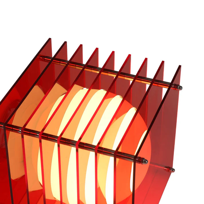 BANG Leuchte “Square Small” Red | Quadratisch & leuchtend | BANG