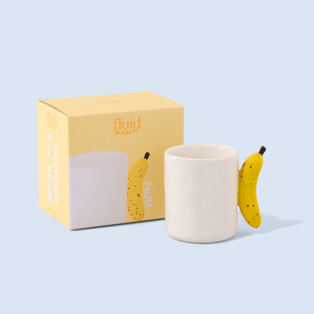 Fluid Market Tasse „Banana“ | Becher in Bananenform | Fluid Market