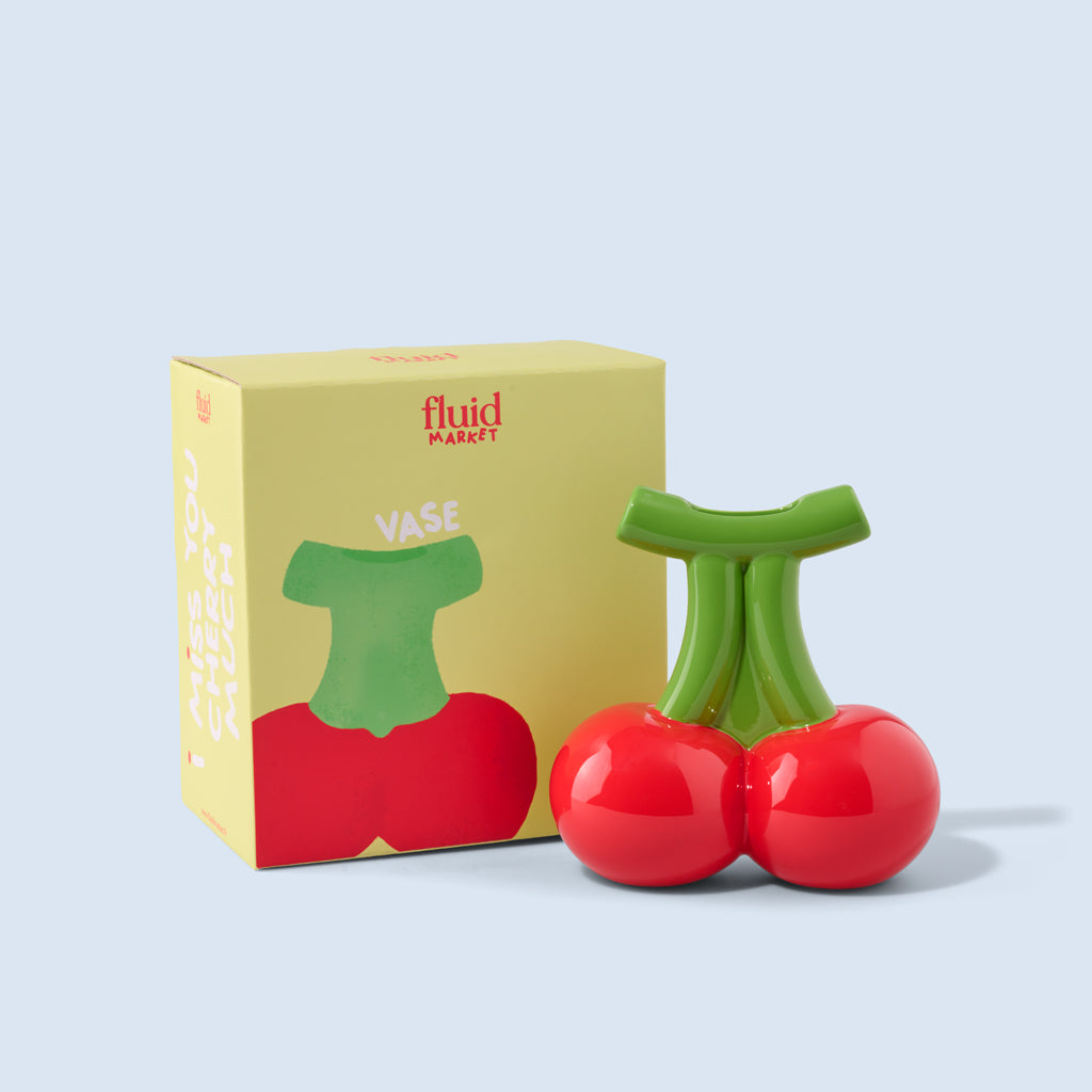 Fluid Market Vase „Cherry“ | Cooles Wohnaccessoires | Fluid Market