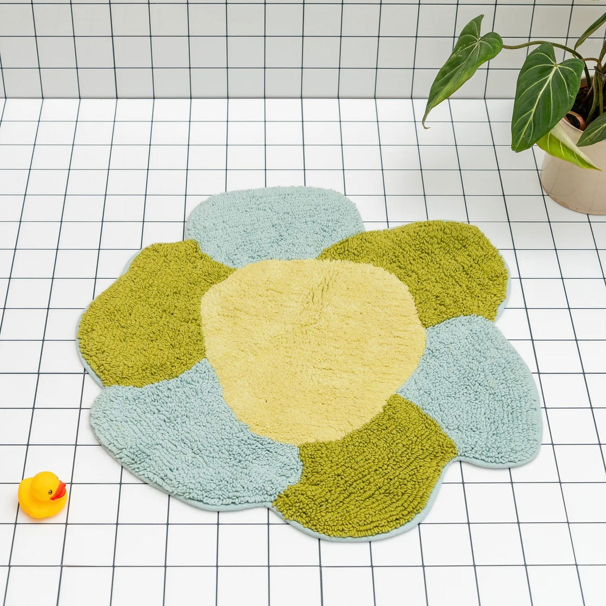Tarta Gelatina Badematte “Gardenia” | Weiche Baumwollmatte | Tarta Gelatina