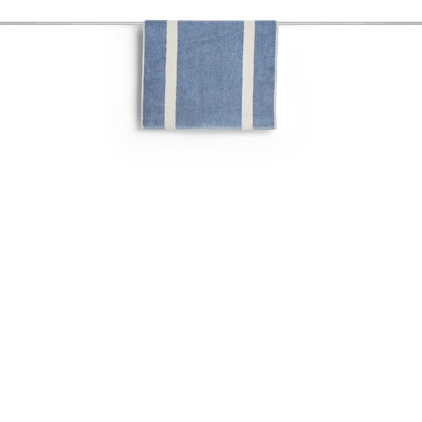 HAY Badematte „Stripe Dusty Blue“ 50x80cm | Skandinavisch | HAY