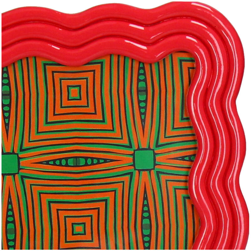 Kersten BV Bilderrahmen “Wiggle” Rosa 13 x 18 cm | Verspielter Rahmen | Kersten BV