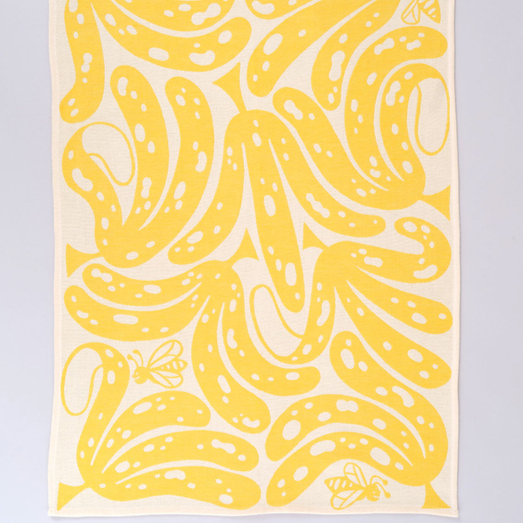 WRAP Küchentuch "Go Banana" von WRAP aus London | Lustige Bananen-Motive für die Küche