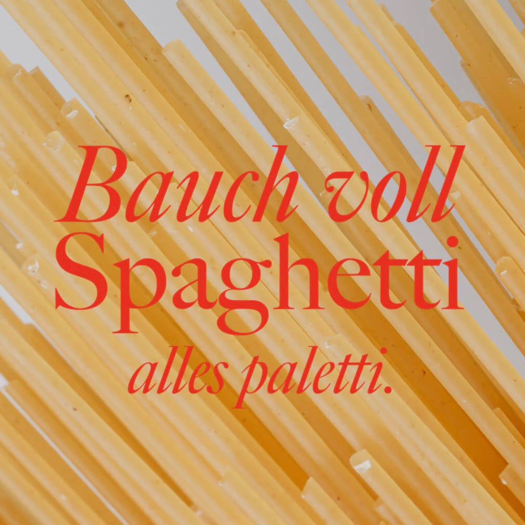 studio ciao Jutebeutel "Bauch voll Spaghetti, alles paletti" | studio ciao