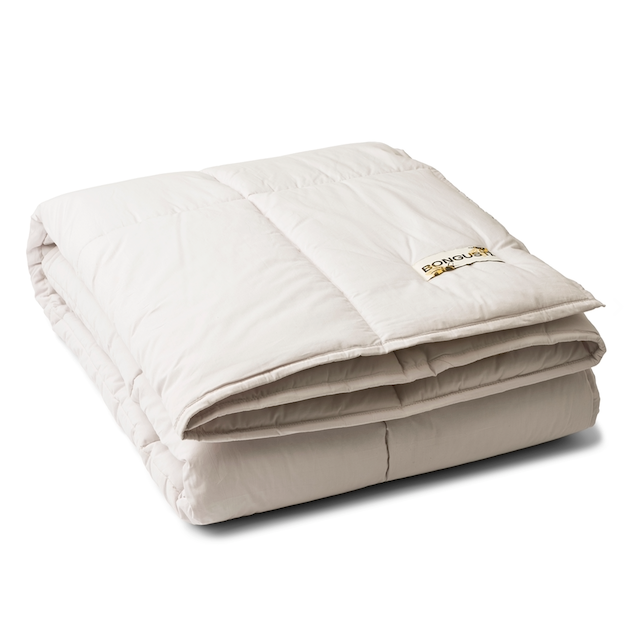 BONGUSTA Decke „Puffy Blanket Dove Grey“ | Weiche Steppdecke | Bongusta