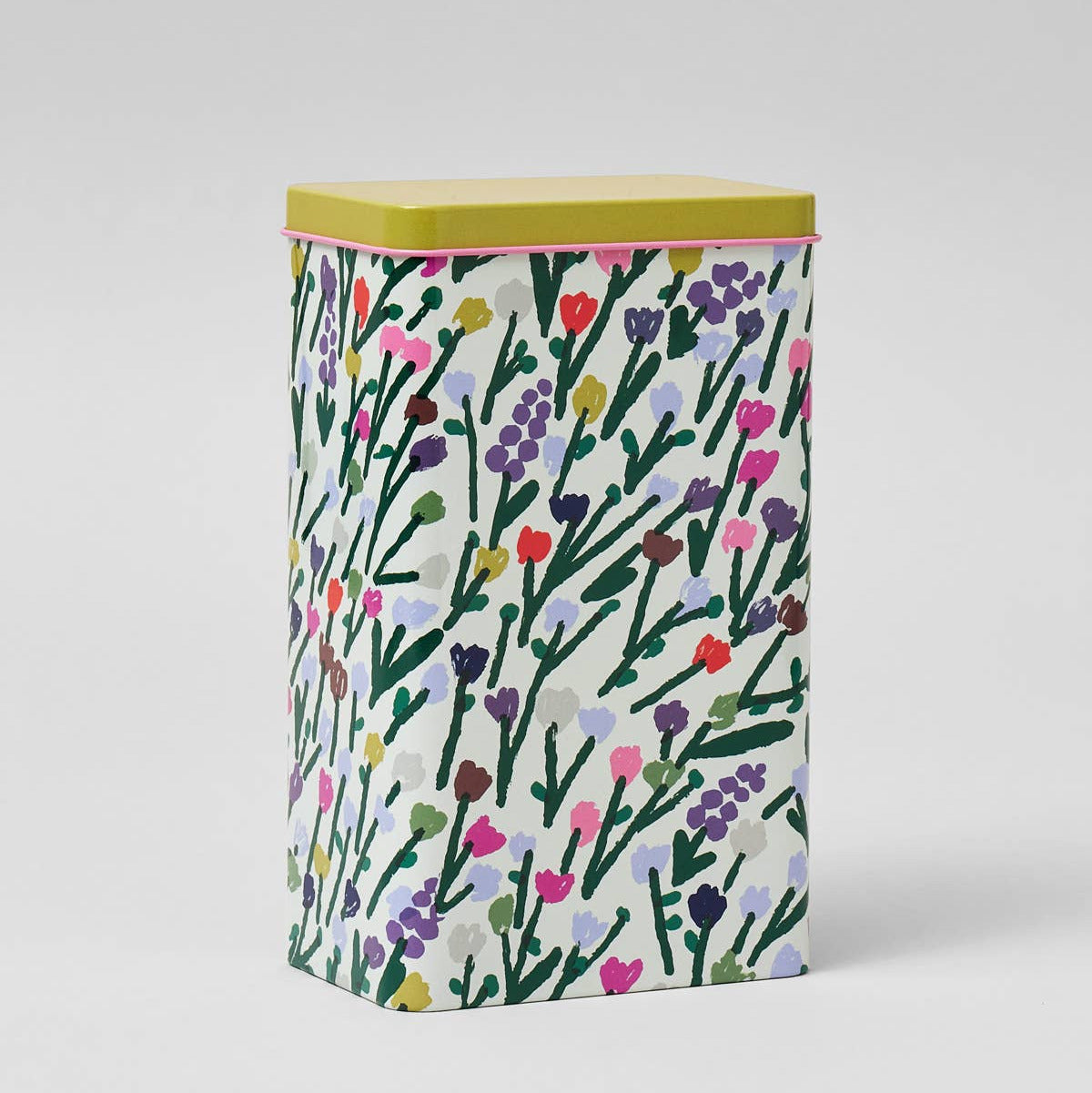 WRAP Blechdose mit Löffel „Meadow“ | Blumiger Akzent | WRAP
