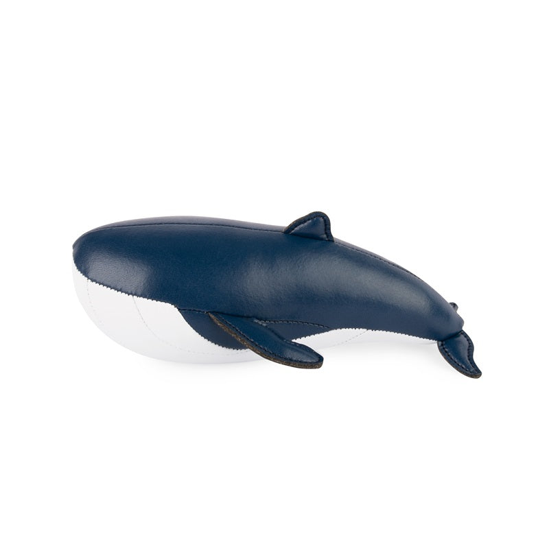 Züny Briefbeschwerer Züny “Whale Wave Midnight” | PU-Leder | Handgefertigt