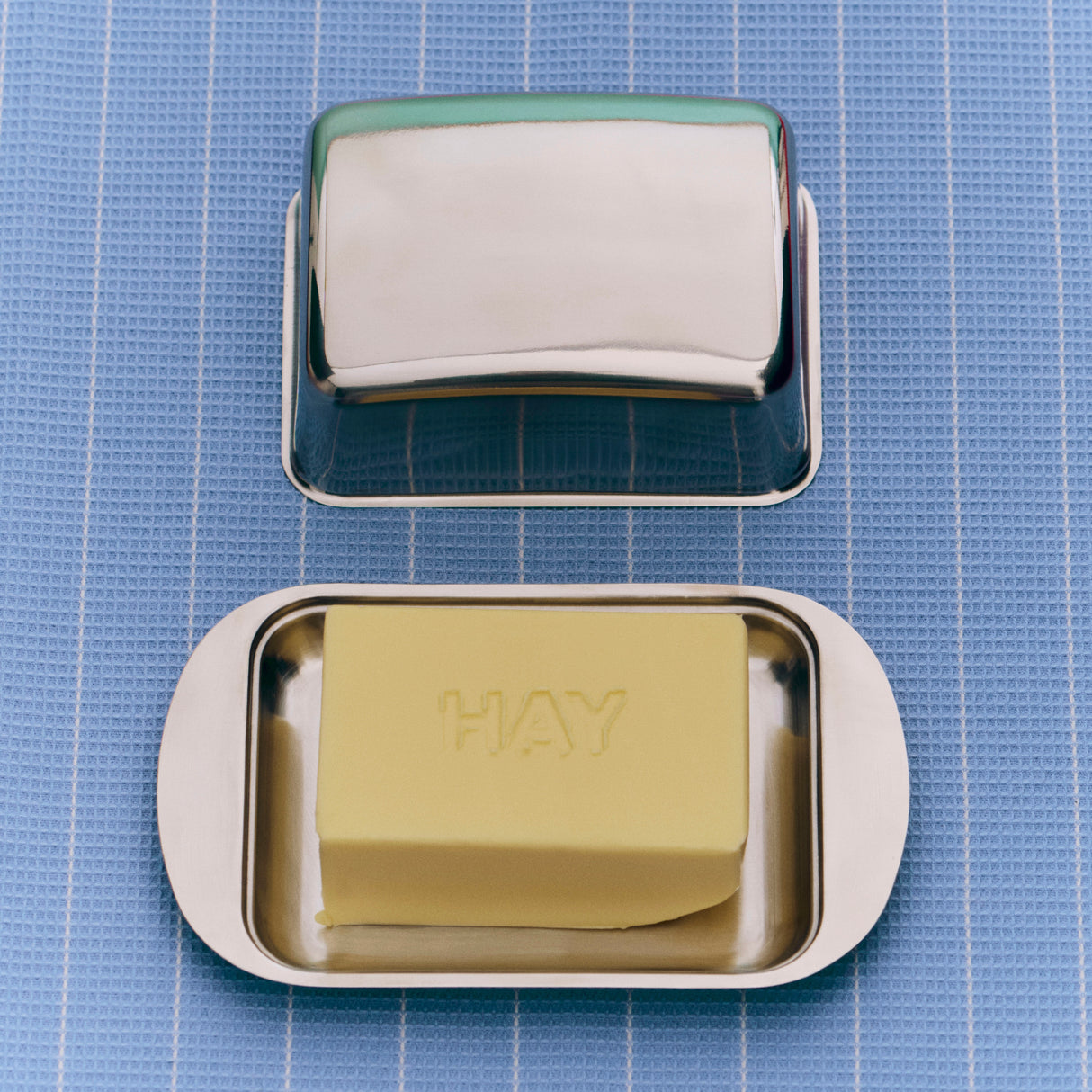 HAY Butterdose „Essential Steel“ | Zeitloses Design | HAY