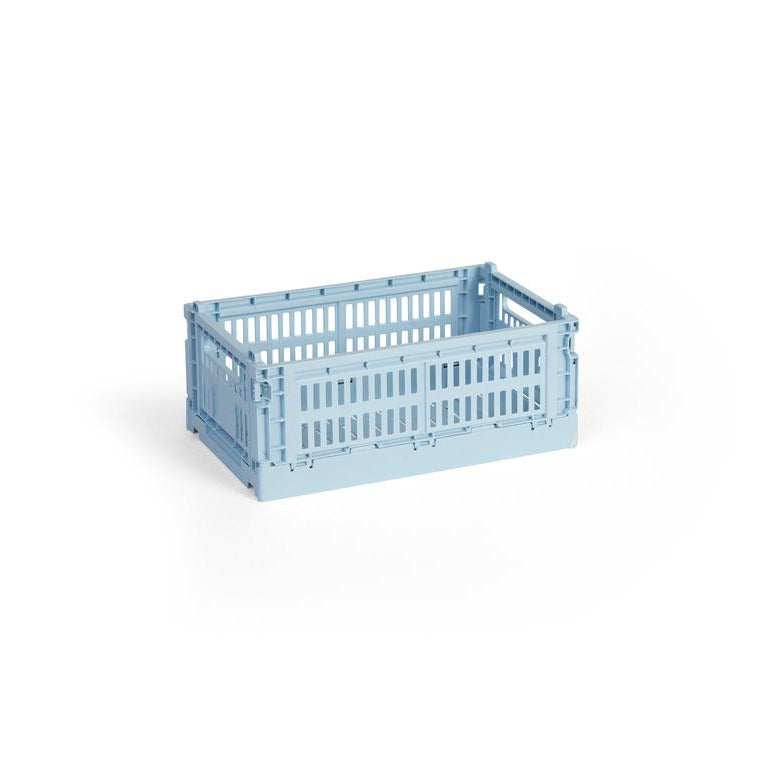 HAY Faltbox „Colour Crate Small Soft Blue“ | Klar & harmonisch | HAY