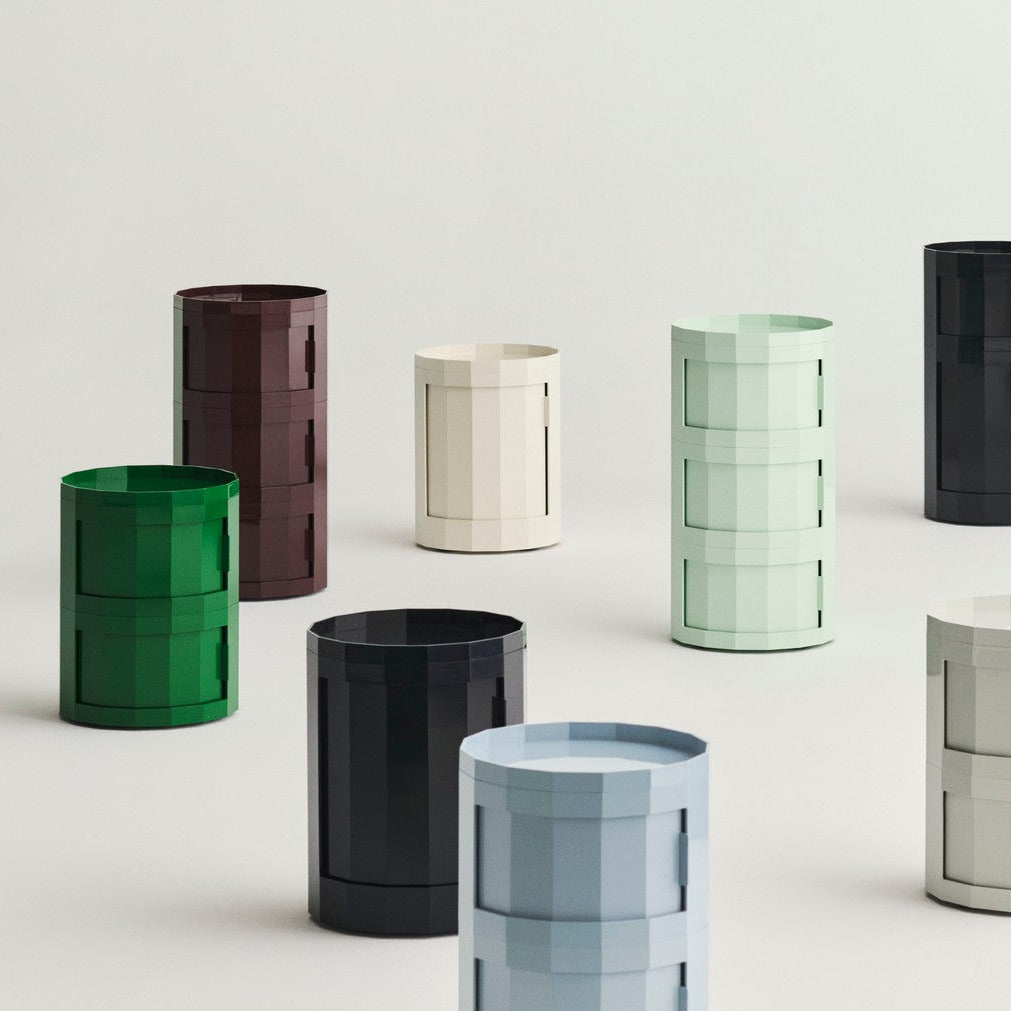 HAY Container „Facet Cabinet 30 Soft Mint“ | Leicht & modern | HAY