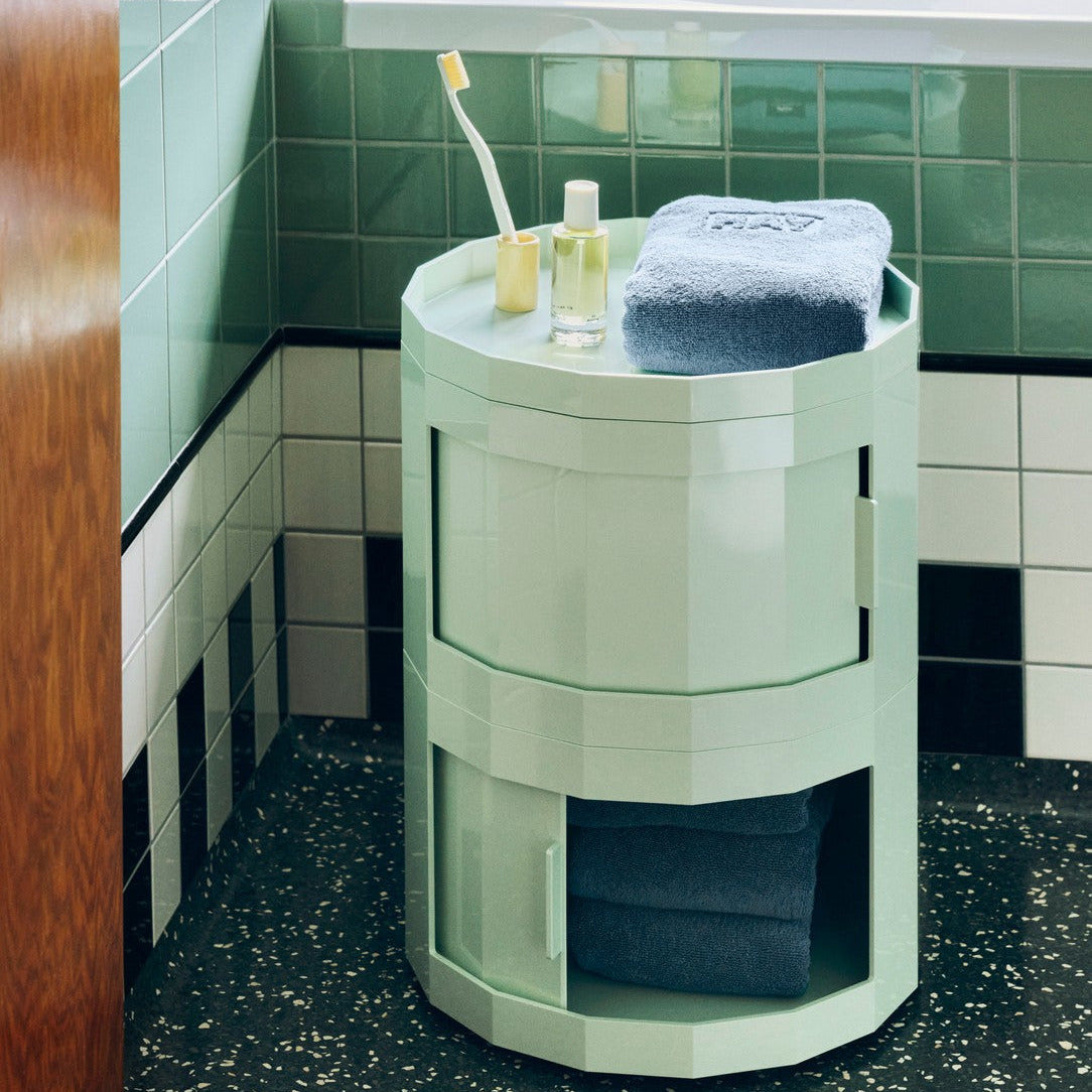 HAY Container „Facet Cabinet 20 Soft Mint“ | Frischer Akzent | HAY