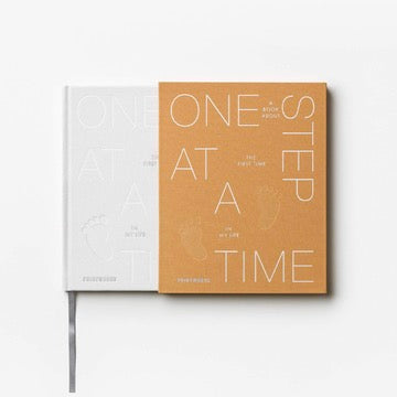 PRINTWORKS Foto- und Erinnerungsbuch “One Step at a Time” | Für besondere Momente | PRINTWORKS
