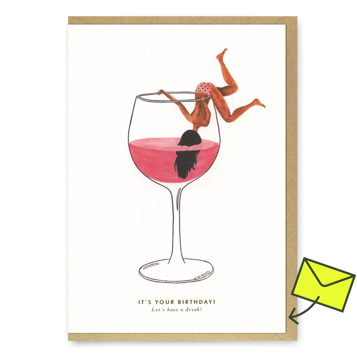 ALL THE WAYS TO SAY Grußkarte "Just a drink" | Geburtstagskarte | ALL THE WAYS TO SAY