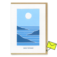 Miles Tewson Grußkarte "Bon Voyage Sea" | Schöne Klappkarte | Miles Tewson