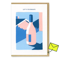 Miles Tewson Grußkarte "Let´s celebrate" | Schöne Klappkarte | Miles Tewson