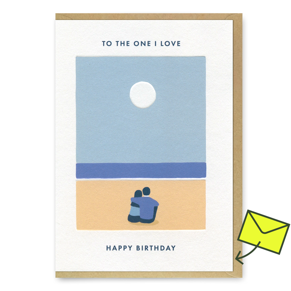 Miles Tewson Grußkarte "To the one i love" | Schöne Klappkarte | Miles Tewson
