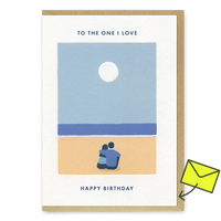 Miles Tewson Grußkarte "To the one i love" | Schöne Klappkarte | Miles Tewson