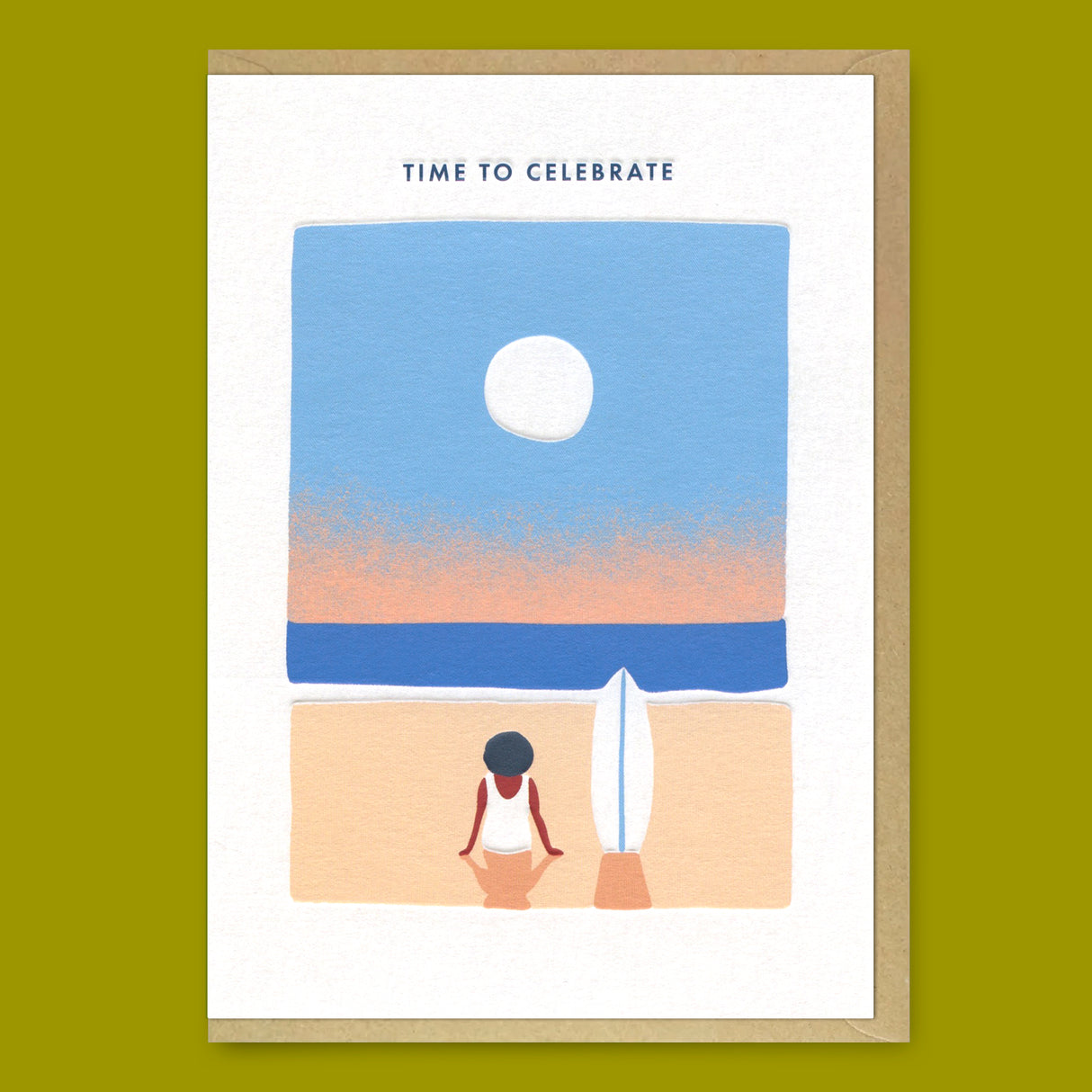Miles Tewson Grußkarte "Time to celebrate" | Schöne Klappkarte | Miles Tewson