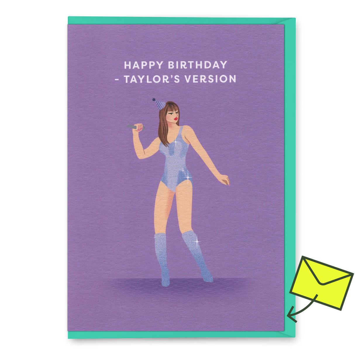 Ohh Deer Grußkarte "Happy Birthday Taylor´s Version" | Schöne Klappkarte | Ohh Deer