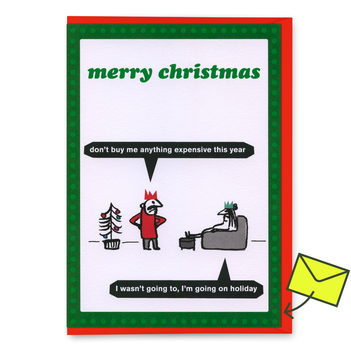 Modern Toss Grußkarte "Expensive gift" | Lustige Klappkarte | Modern Toss