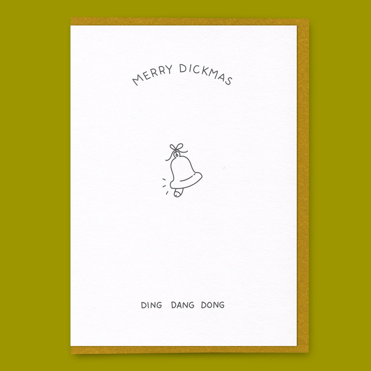 Dicks Don’t Lie Grußkarte “Ding Dang Dong” | Schrill & festlich zu Weihnachten | Dicks Don’t Lie