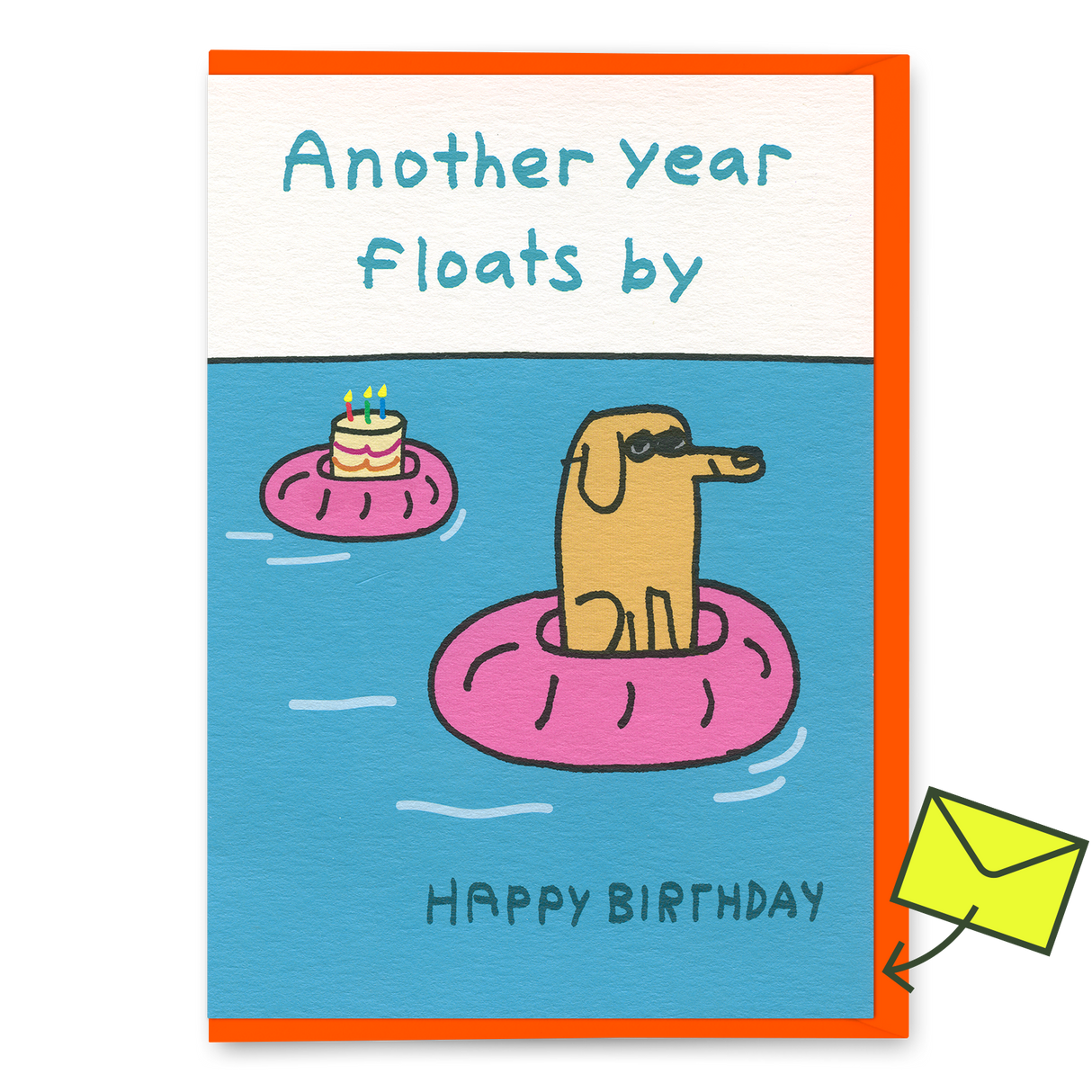 Ohh Deer Grußkarte “Another Year flows by” | Zeit vergeht, Stil bleibt | Ohh Deer