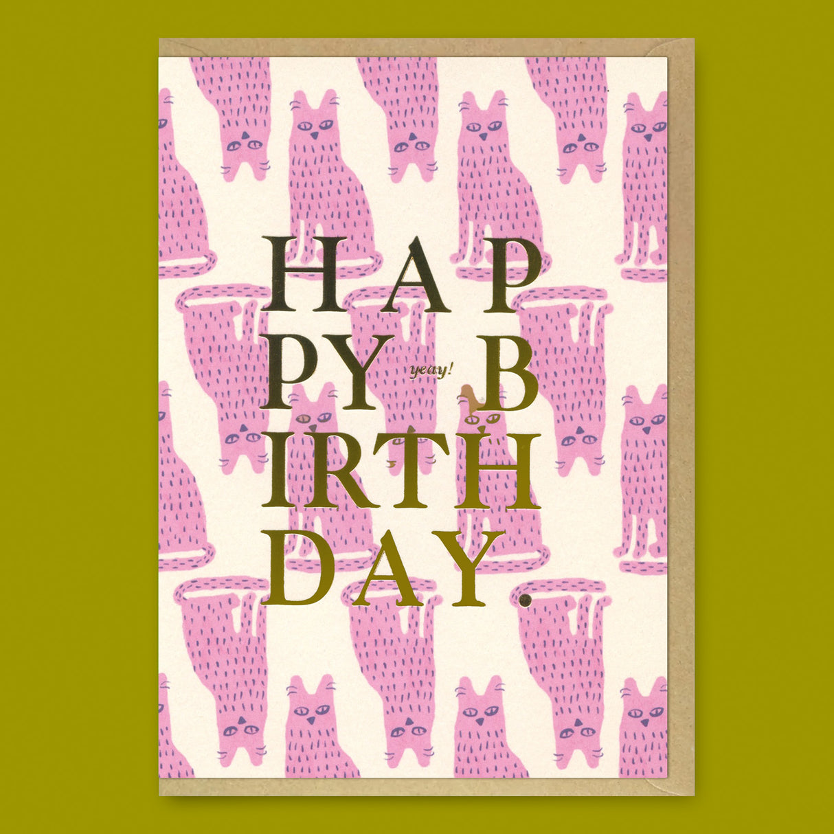 ALL THE WAYS TO SAY Grußkarte “Happy Birthday Stinky Cat” | Frech & flauschig zum Geburtstag | ALL THE WAYS TO SAY