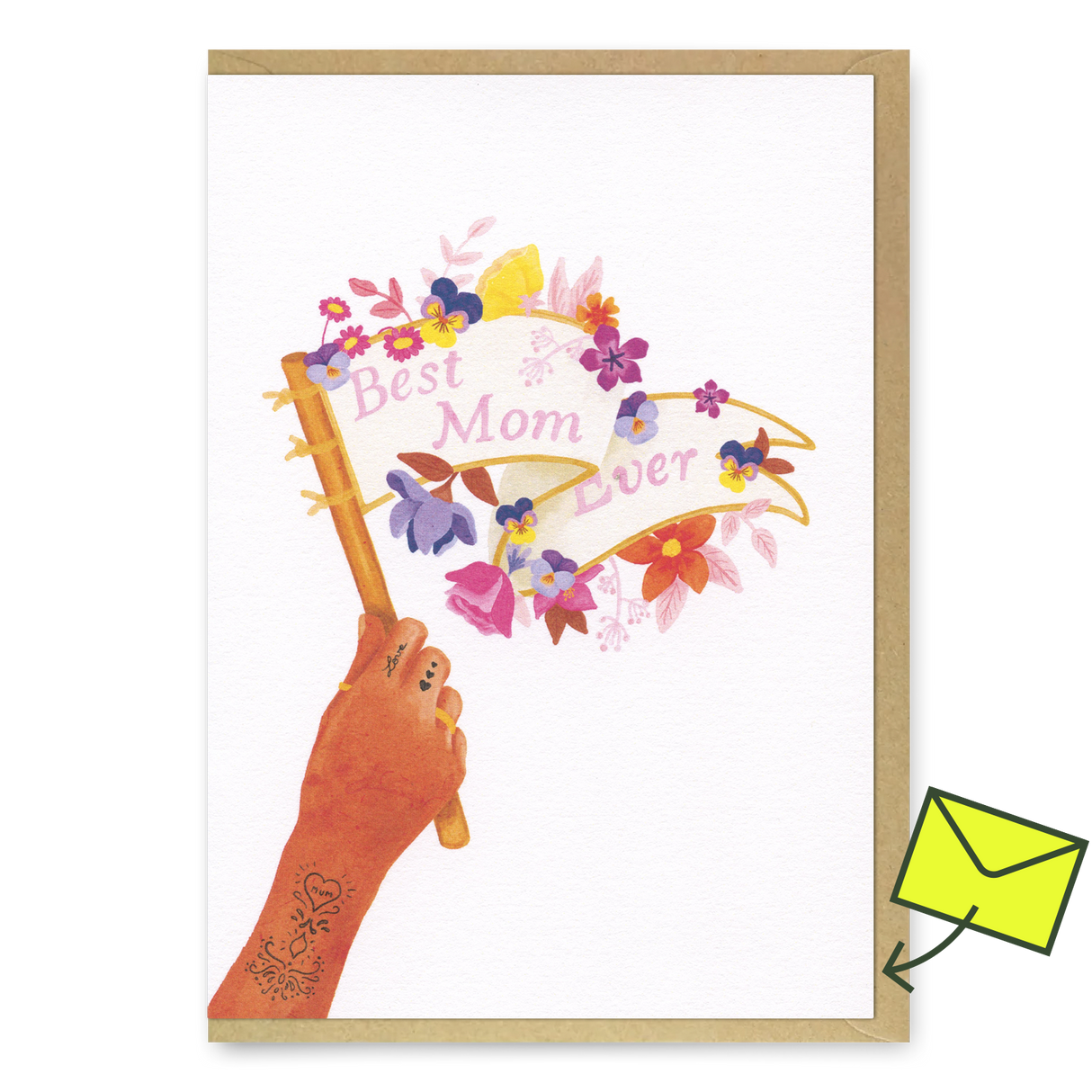ALL THE WAYS TO SAY Grußkarte “Best Mom Ever” | Liebevolle Botschaft für Mama | ALL THE WAYS TO SAY