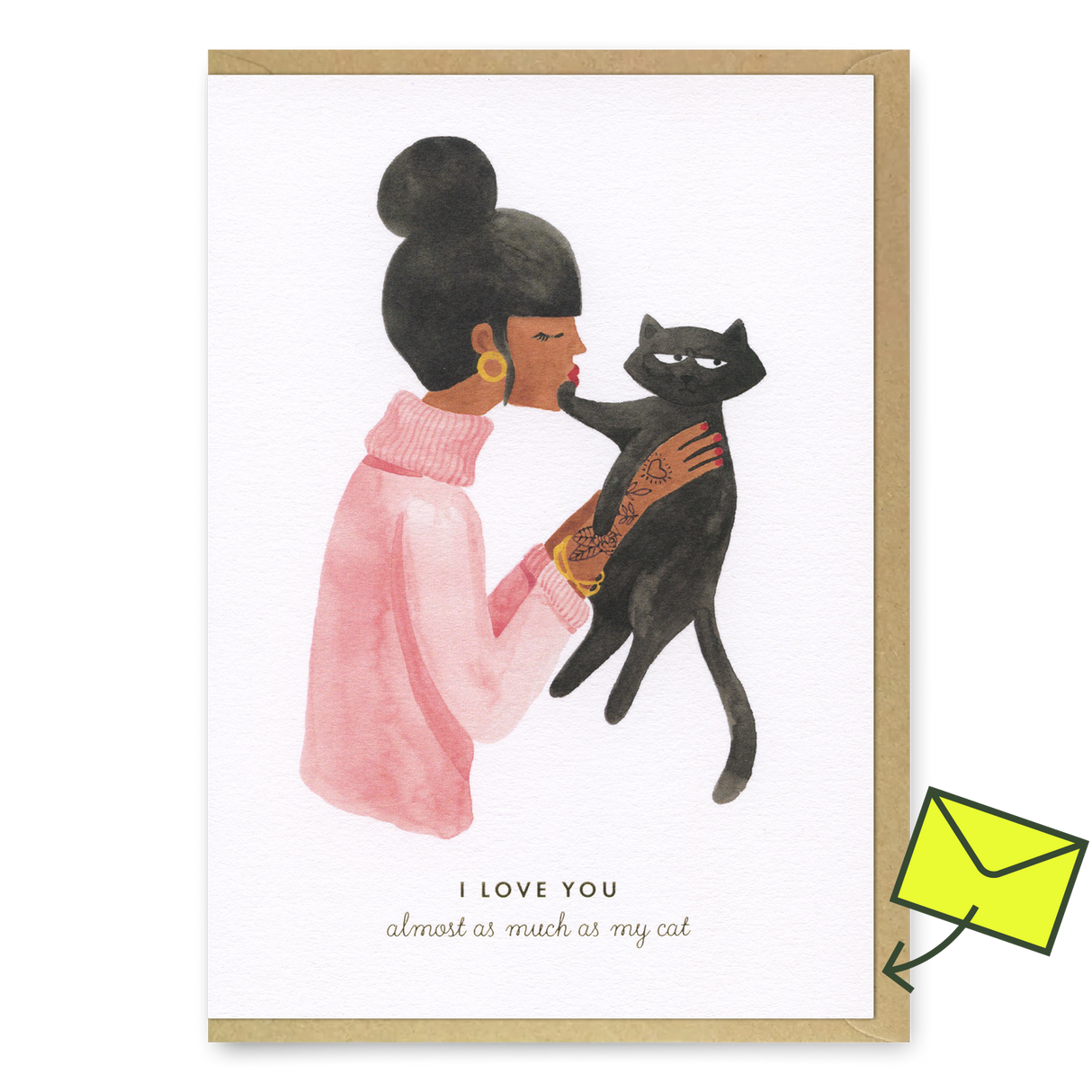 ALL THE WAYS TO SAY Grußkarte “As much as my cat” | Liebe mit Katzenhumor | ALL THE WAYS TO SAY