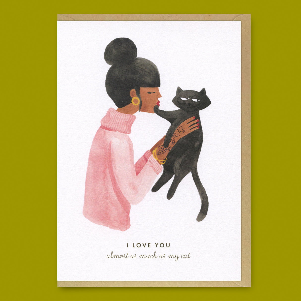 ALL THE WAYS TO SAY Grußkarte “As much as my cat” | Liebe mit Katzenhumor | ALL THE WAYS TO SAY