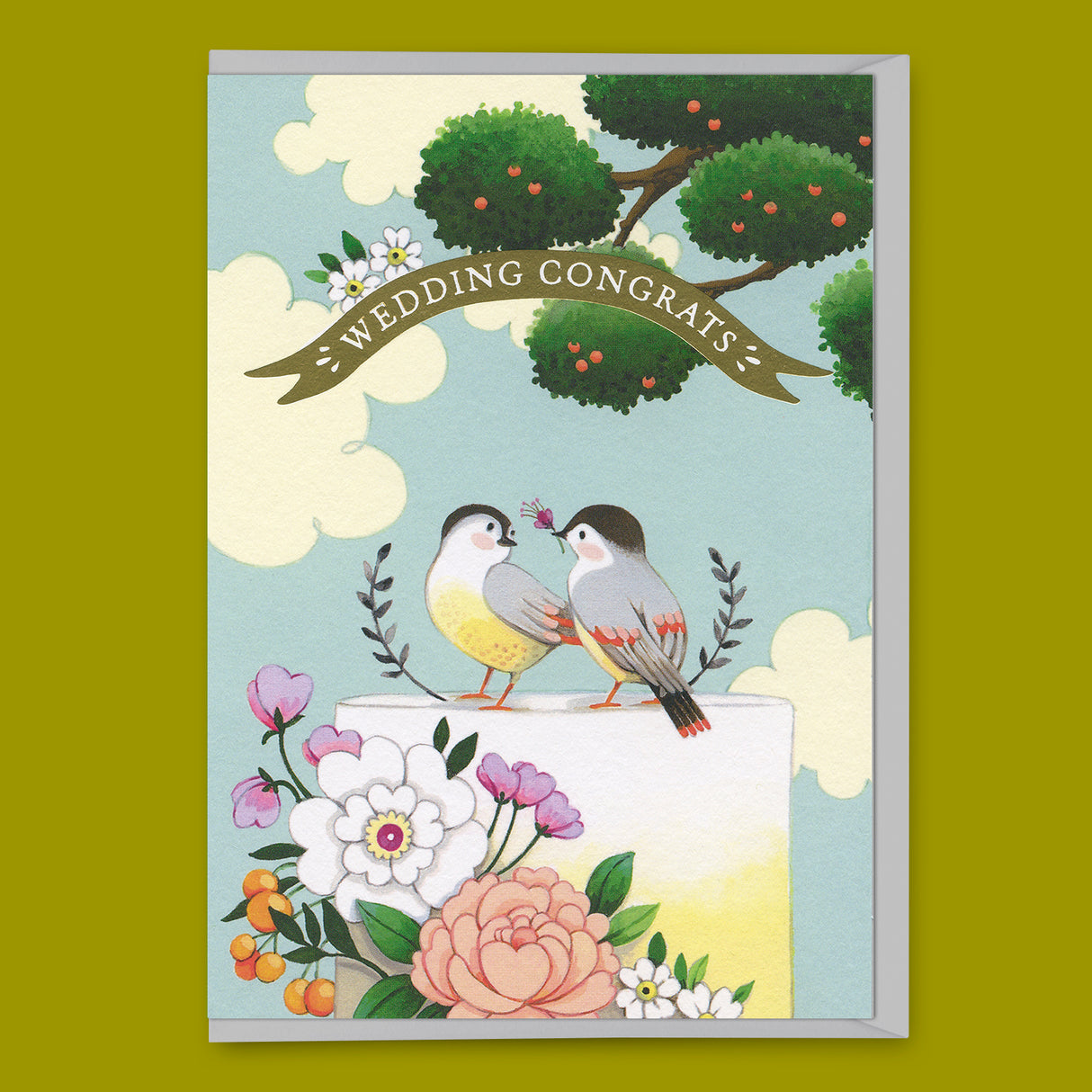 Ohh Deer Grußkarte “Wedding Congrats Birds” | Zur Hochzeit mit Stil | Ohh Deer