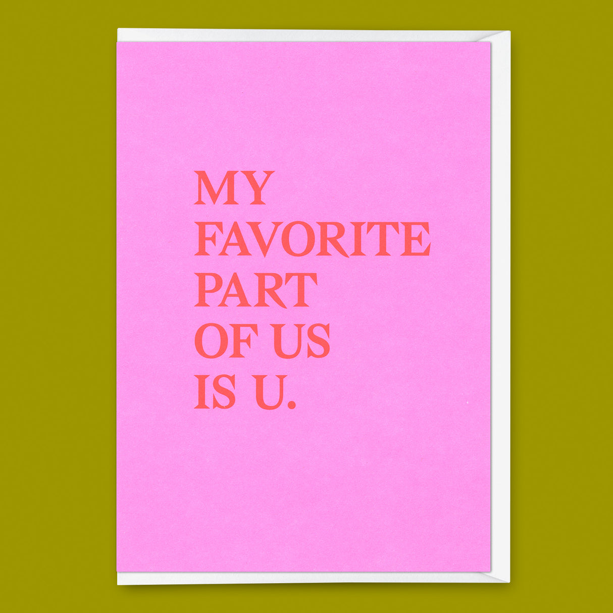 Deli Cards Grußkarte "My favorite part" | Schöne Klappkarte mit Spruch für Verliebte