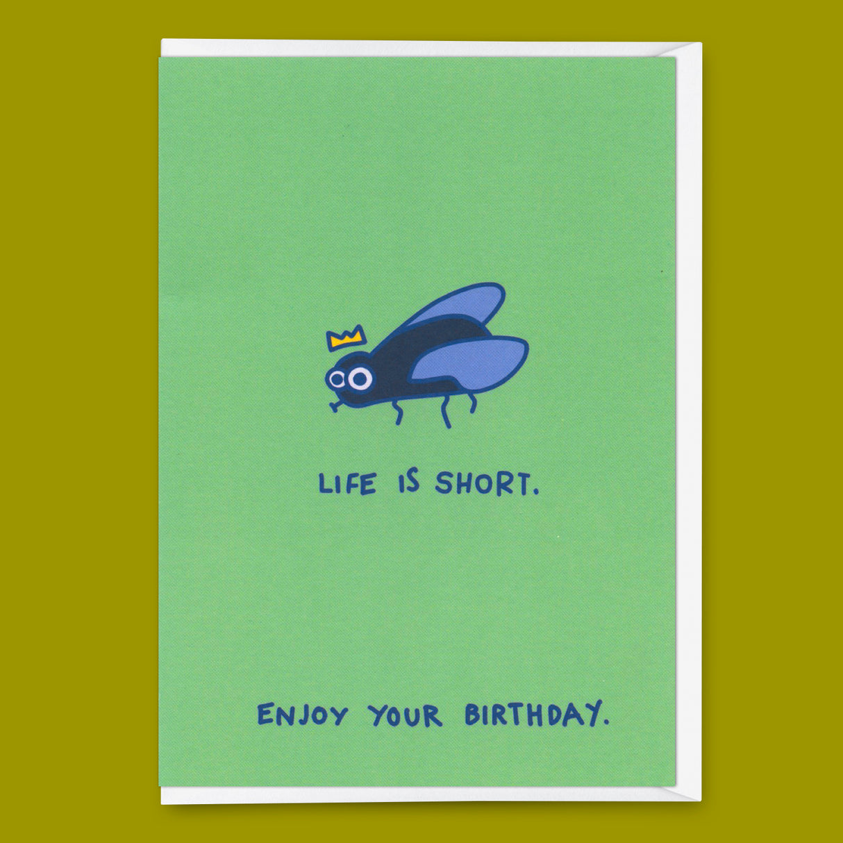 Deli Cards Grußkarte "Life is short" | Lustige Klappkarte zum Geburtstag