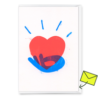 Deli Cards Grußkarte "Heart" | Schöne Klappkarte für Verliebte