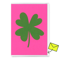 Deli Cards Grußkarte "Four leaf clover" | Schöne Klappkarte