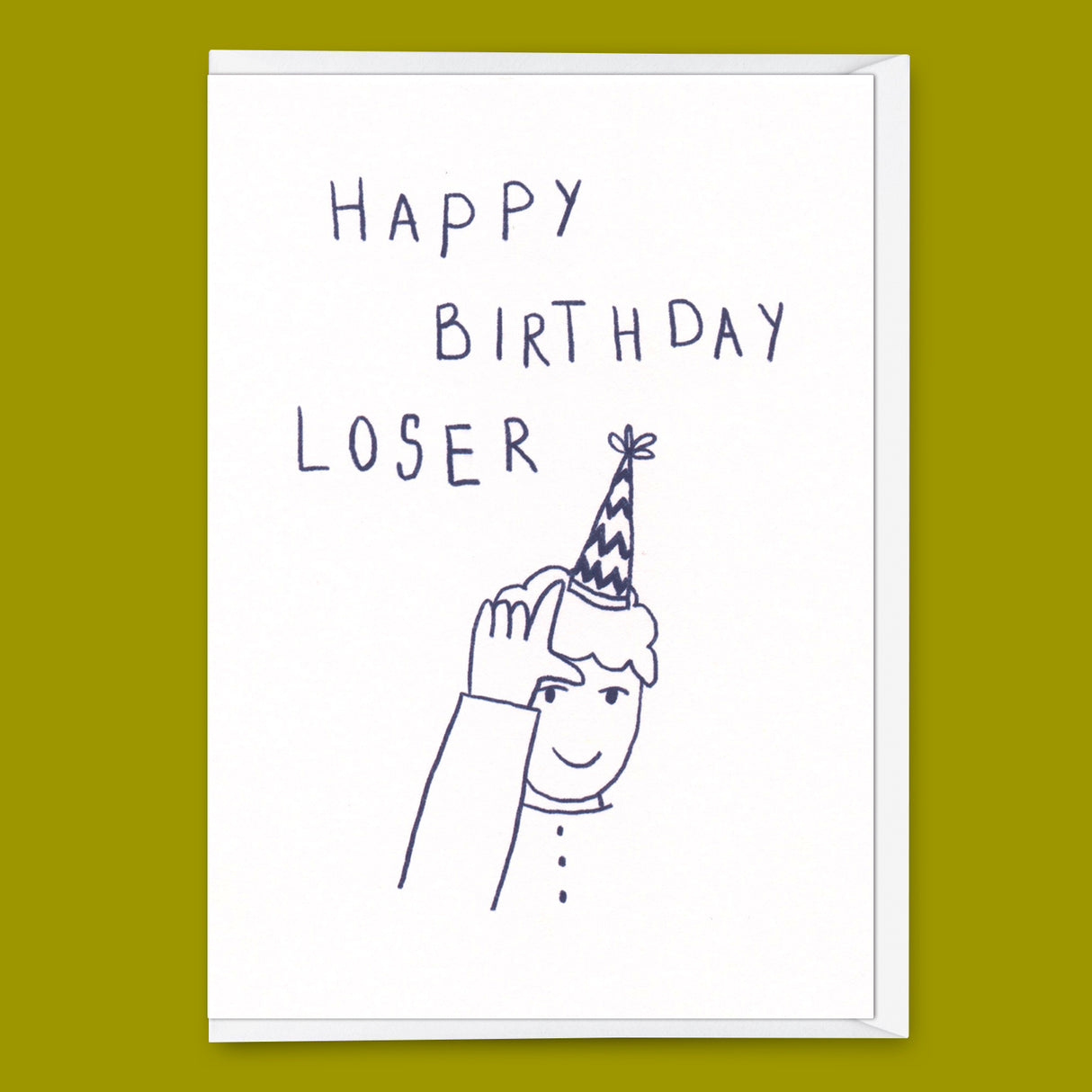 Deli Cards Grußkarte "Happy Birthday Loser" | Lustige Klappkarte zum Geburtstag