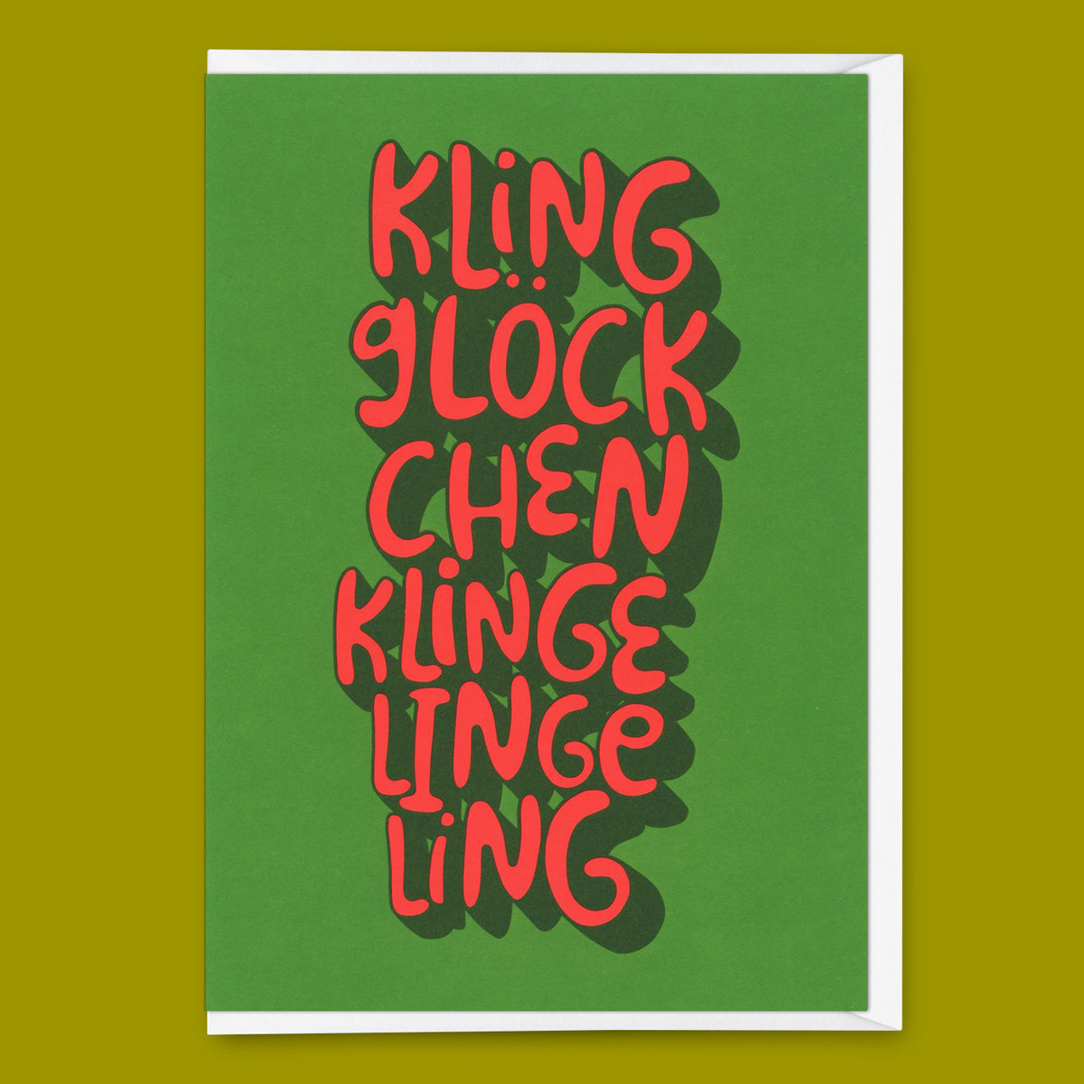 Deli Cards Grußkarte "Klingglöckchen" | Besondere Klappkarte zu Weihnachten