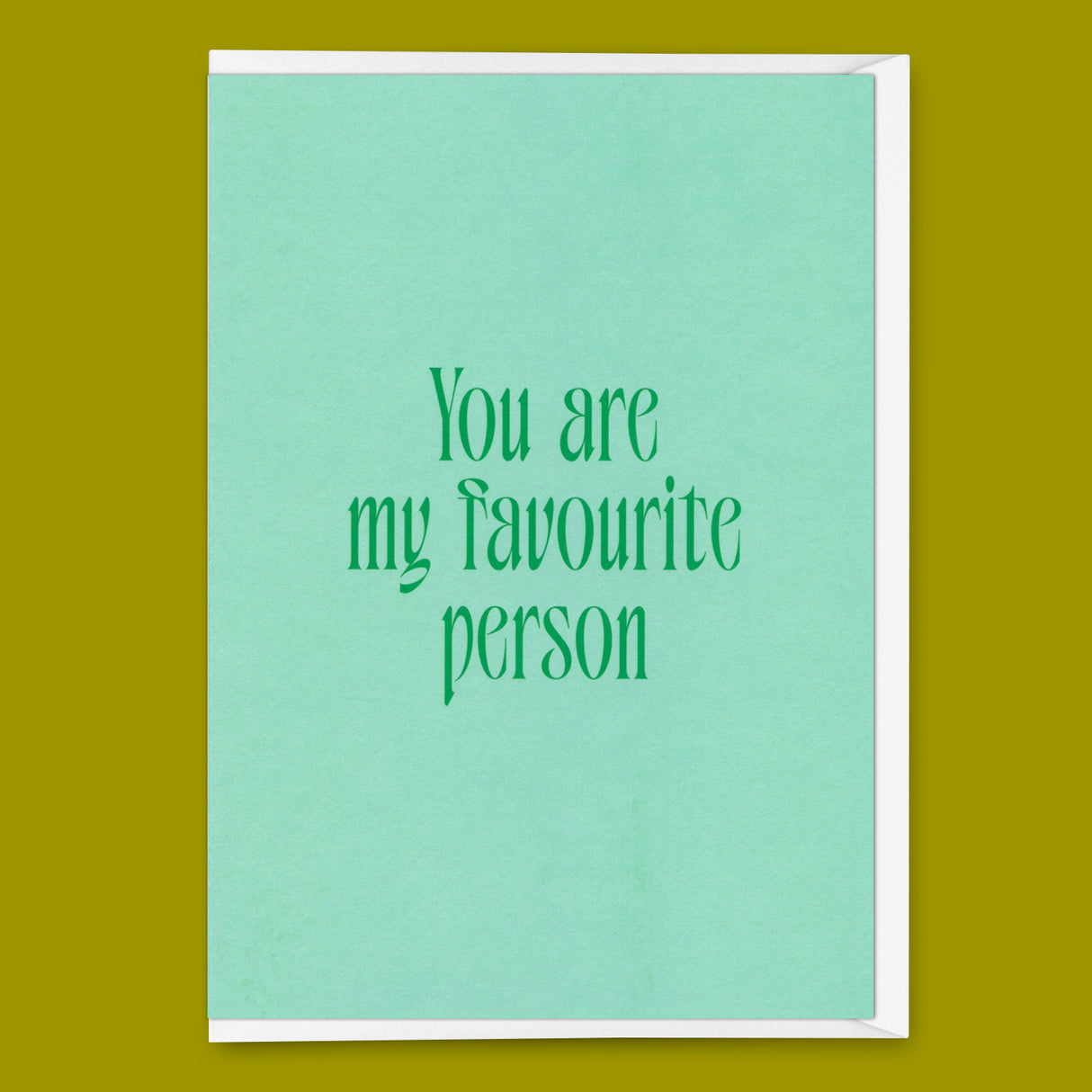 Deli Cards Grußkarte "You are my favorite person" | Schöne Klappkarte für Verliebte