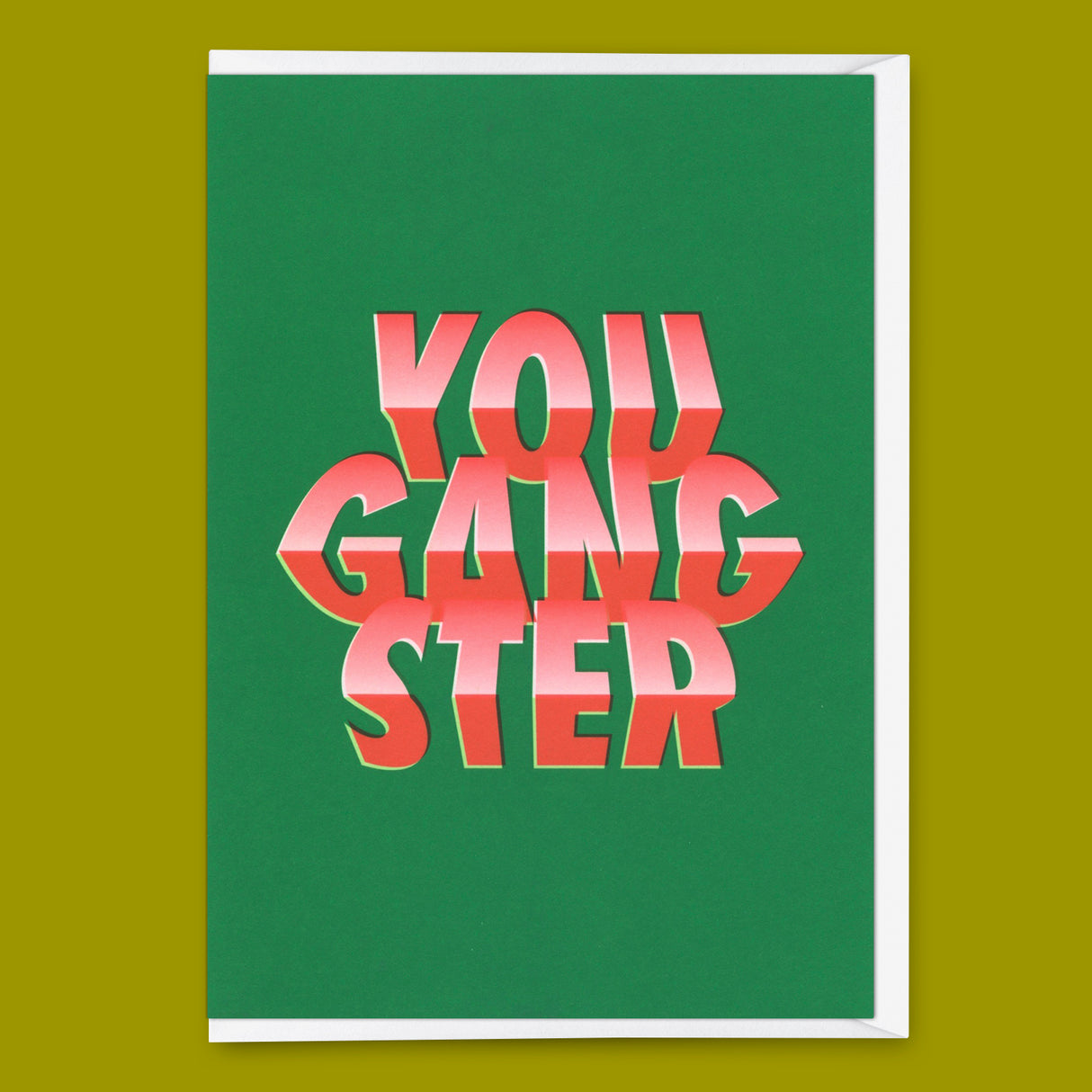Deli Cards Grußkarte "You gangsta" | Coole Klappkarte für jeden Anlass