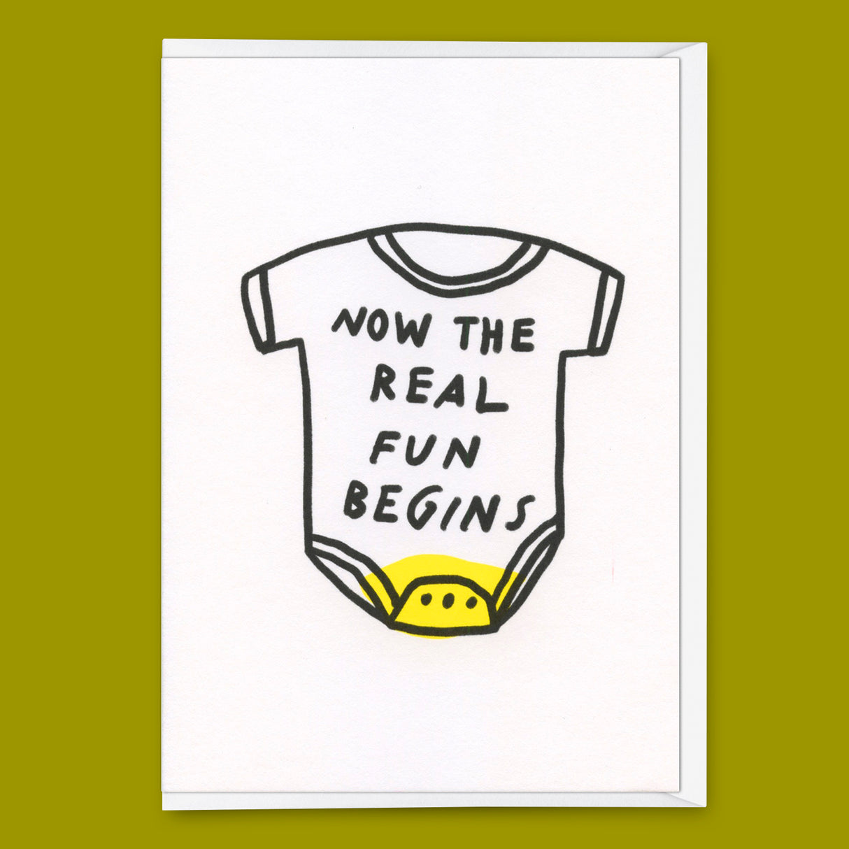 Deli Cards Grußkarte "The real fun" | Lustige Klappkarte zum Geburtstag