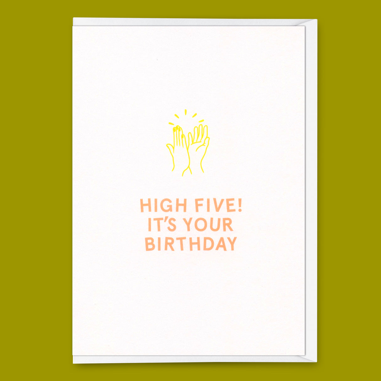 Deli Cards Grußkarte "High Five" | Coole Klappkarte zum Geburtstag